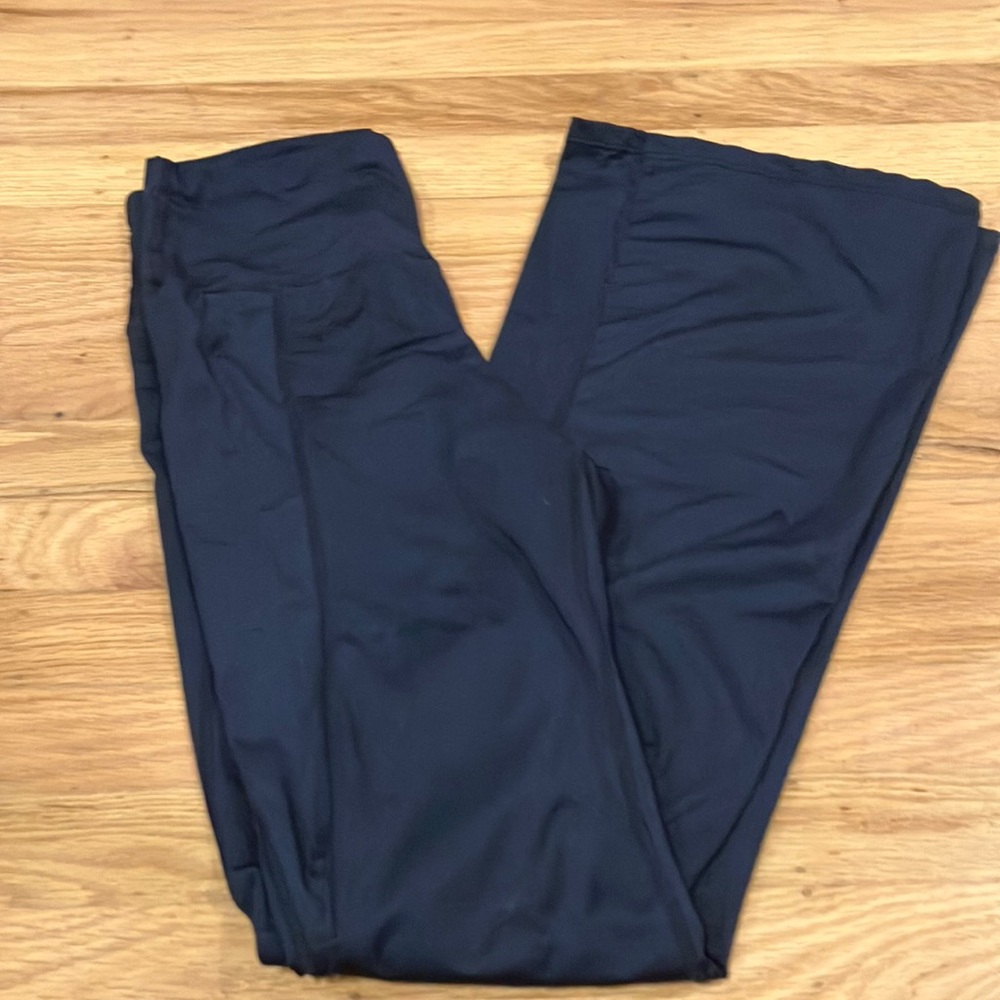 Dark Blue Flared Leggings